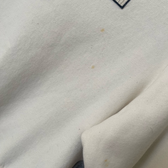 FILA Cream and Gray Velour Sweater - Picture 4 of 4
